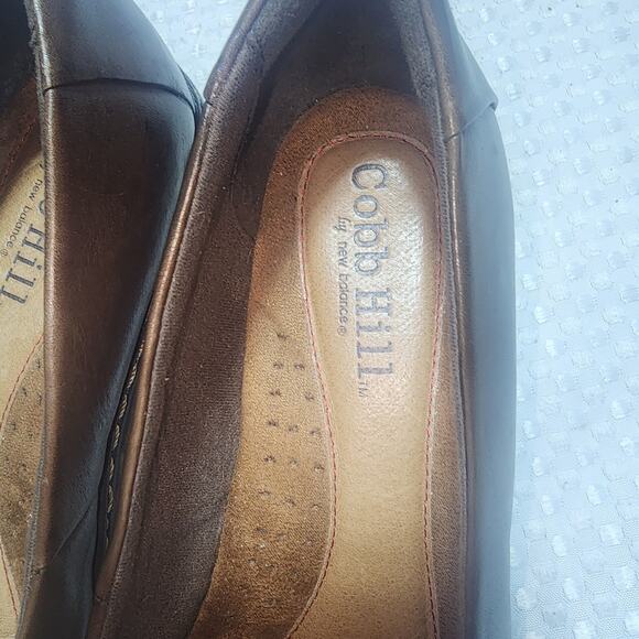 COBB HILL EUC WOMENS SZ 10W BROWN DARCY SLIPON SHOES - Picture 3 of 9